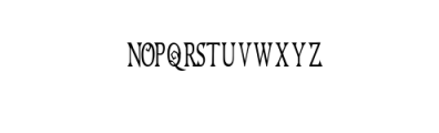 hallows Font LOWERCASE