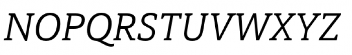 Haboro Slab Normal Regular Italic Font UPPERCASE