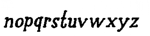 Halewyn Extra Bold Italic Font LOWERCASE