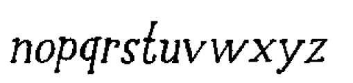 Halewyn Semi Bold Italic Font LOWERCASE