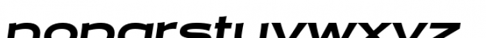 Halogen Flare Black Oblique Font LOWERCASE