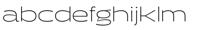 Halogen Flare Thin Font LOWERCASE