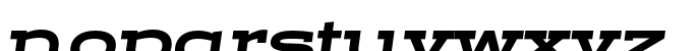 Halogen Slab Black Oblique Font LOWERCASE