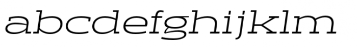 Halogen Slab Light Oblique Font LOWERCASE