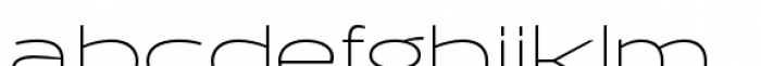 Halogen Thin Font LOWERCASE