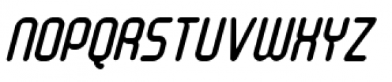Handheld Round Italic Font UPPERCASE