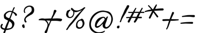 Handsome Pro Nib Font OTHER CHARS