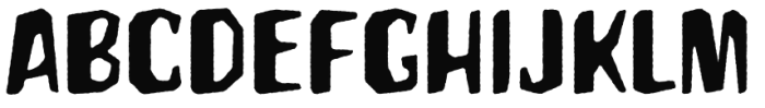 Hanscum Regular Font UPPERCASE