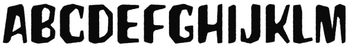 Hanscum Regular Font LOWERCASE