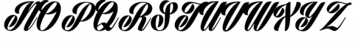 Harbell Font UPPERCASE