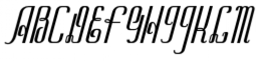 Harmonium Italic Font UPPERCASE