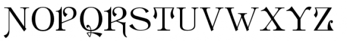 Hattan Antique Font UPPERCASE