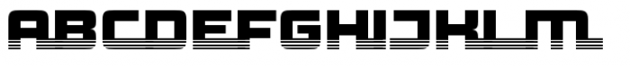 Haulage Commercial Striped Font UPPERCASE