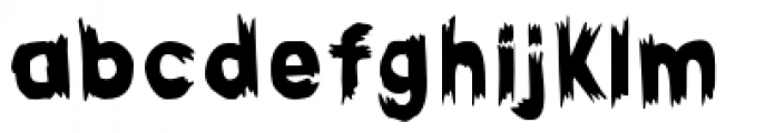 Haunted Hillbilly Solid Font LOWERCASE