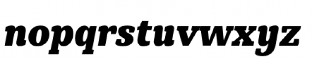 Hawking Extrabold Italic Font LOWERCASE