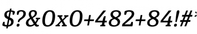 Hawking Regular Italic Font OTHER CHARS