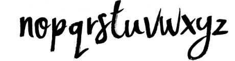 HANDSOME Script and Extras Font LOWERCASE