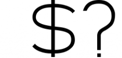 HARBINGER, sans serif font Font OTHER CHARS