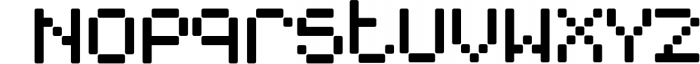 Hackbot - a Retro Pixelate Font Font LOWERCASE