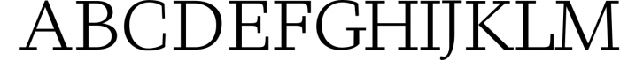 Haddie Modern Serif Font Family 1 Font UPPERCASE