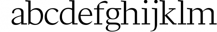 Haddie Modern Serif Font Family 1 Font LOWERCASE
