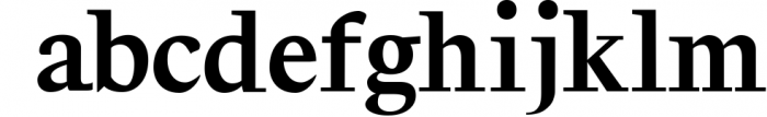 Haddie Modern Serif Font Family Font LOWERCASE