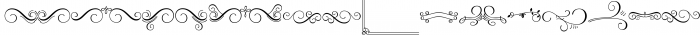 Hadhelia Script, Sans, Ornament 1 Font LOWERCASE