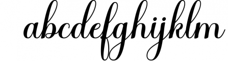 Haileyna Script Font LOWERCASE