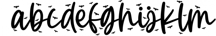 Halloween Font Bundle 21 Font LOWERCASE