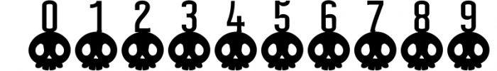 Halloween Skull Display font Font OTHER CHARS
