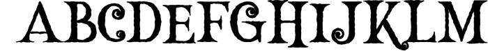Hallowen Typeface Font UPPERCASE