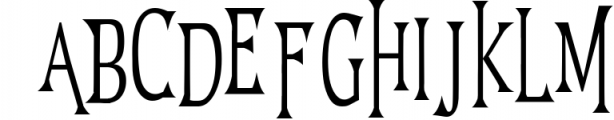 Hallows Typeface Font UPPERCASE