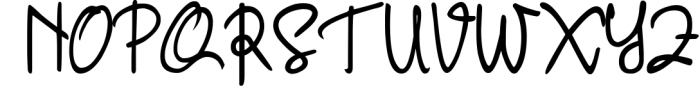Hambrug - Handwritten Font Font UPPERCASE