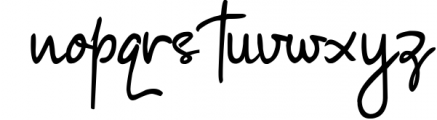 Hambrug - Handwritten Font Font LOWERCASE
