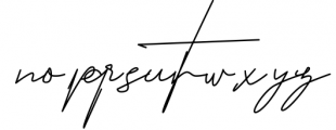 Hamidal Signature Font LOWERCASE