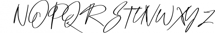 Hamilton - Elegant Signature Font UPPERCASE