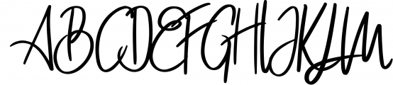 Hanabi Signature Font Font UPPERCASE