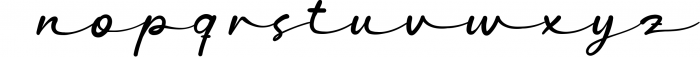 Handmade Signature Font LOWERCASE