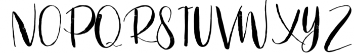 Handwritten Font Bundle 24 in 1 17 Font UPPERCASE