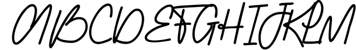 Handwritten Font Bundle 24 in 1 4 Font UPPERCASE