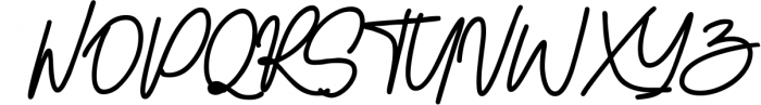 Handwritten Font Bundle 24 in 1 4 Font UPPERCASE