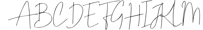 Handwritten Font Bundle 24 in 1 9 Font UPPERCASE