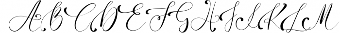 Handwritten Font Bundle 24 in 1 Font UPPERCASE