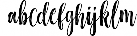 Handwritten Fonts Collection 4 Font LOWERCASE