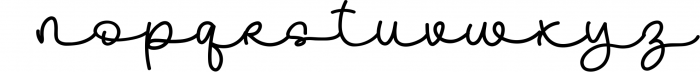 Hanimoon-Modern Signature Font Font LOWERCASE