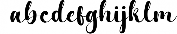 Happily Holiday - Modern Calligraphy Font Font LOWERCASE