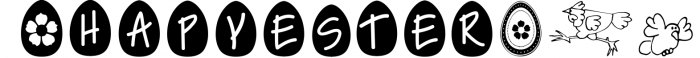 Happy Easter Font LOWERCASE