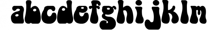 Happy Groovy - Groovy Retro Font Font LOWERCASE