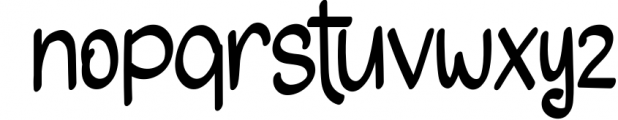 Happy Newyear - Cute Sans Serif Font Font LOWERCASE