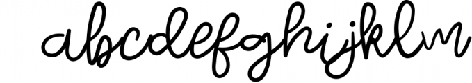Happy Seasonal Font Bundle - 30 Cute Handwritten Fonts 4 Font LOWERCASE
